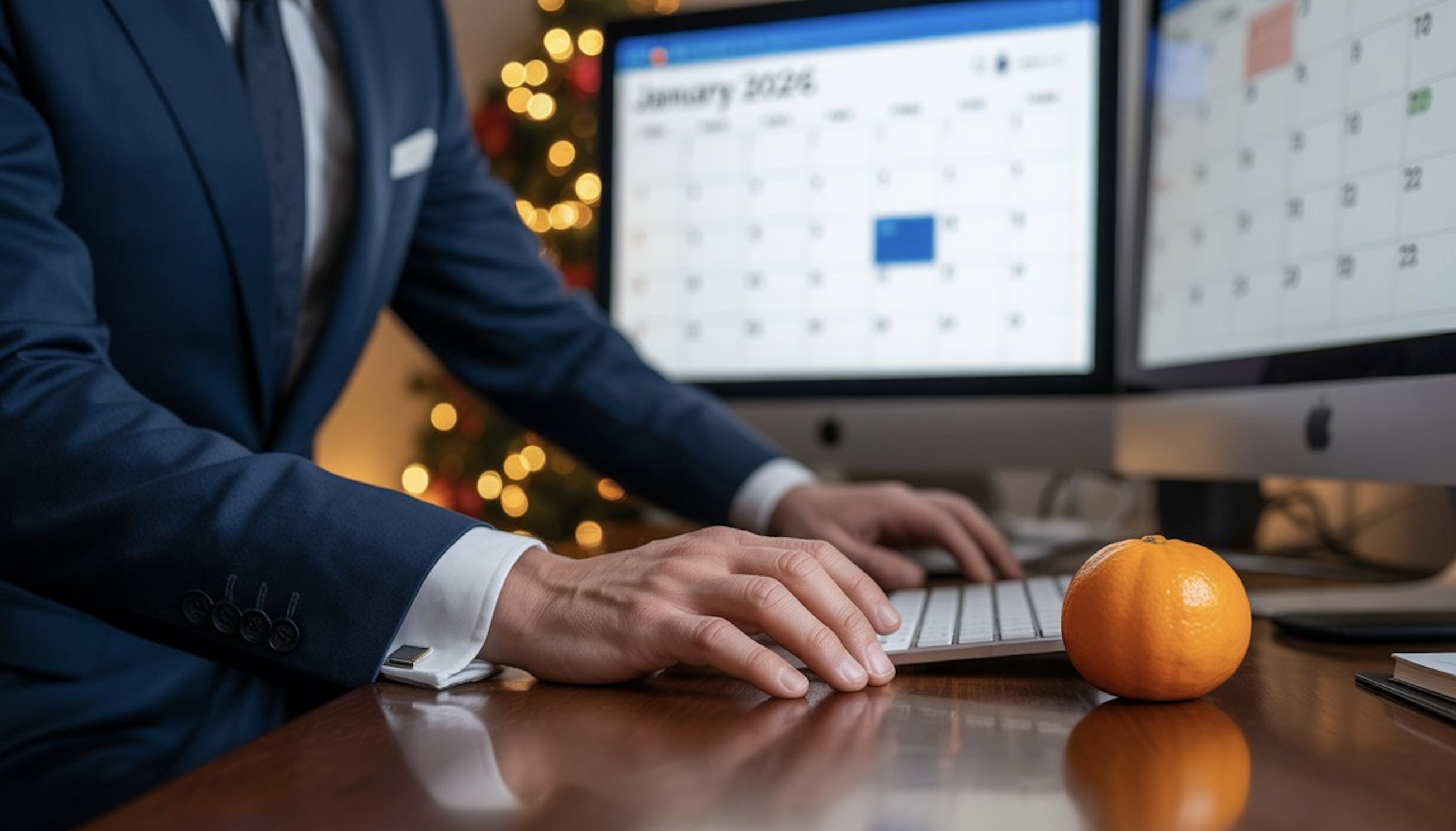 IC blog post. Sales Leade filling out the January Calendar