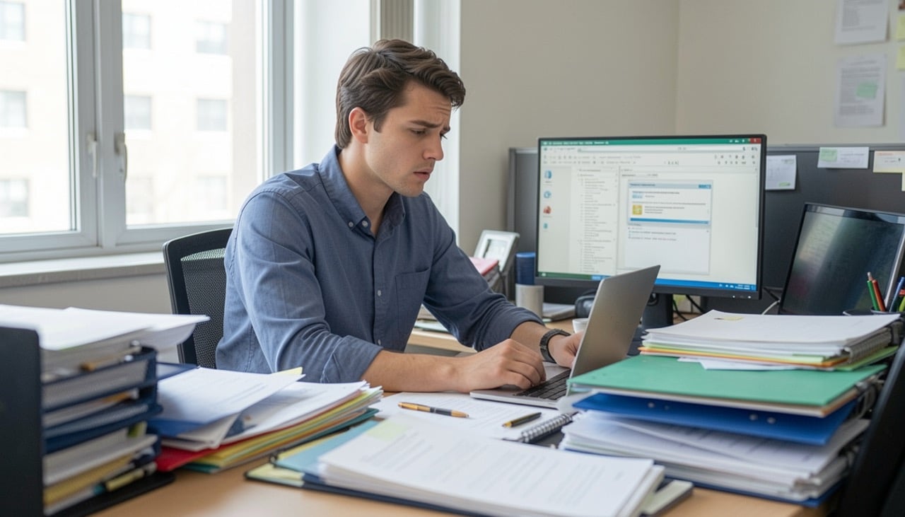 young-professional-in-business-casual-seated-alone